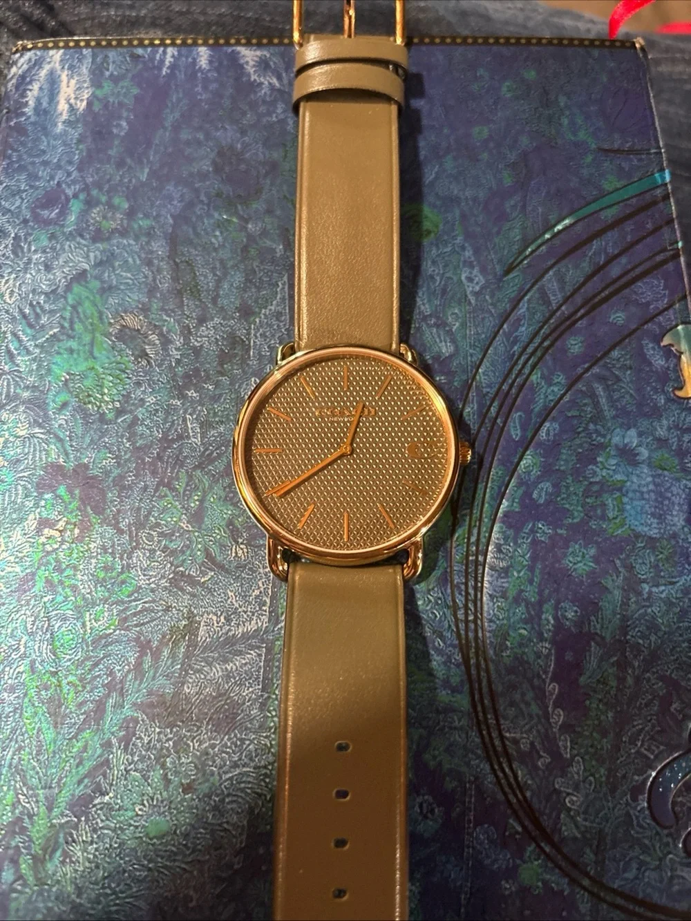 Coach sleek wristwatch
